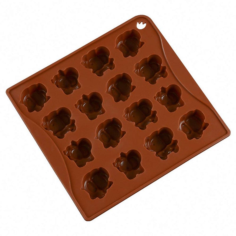 HiParty 2 Pack Elephant Chocolate Candy Molds, Elephant Silicone Keto Fat Bombs Molds Mini Soap Crayon Melt Resin Mould Ice Cube Tray Baby Shower Party Favors Supplies - Image 3